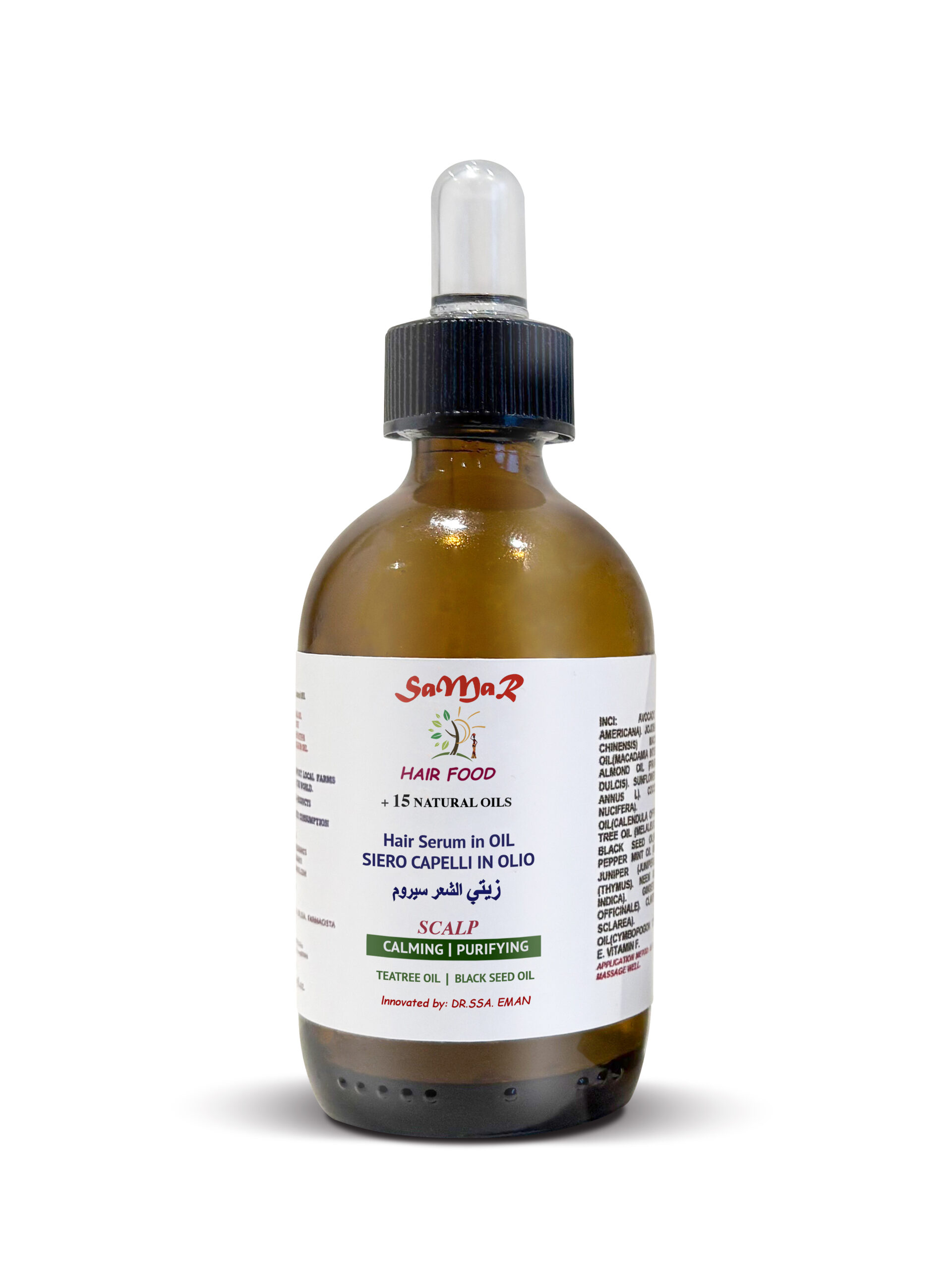 Hair serum in oil "PURIFYING. ENERGIZING" سيروم الشعر الزيتي لتنقية فروة الراس
