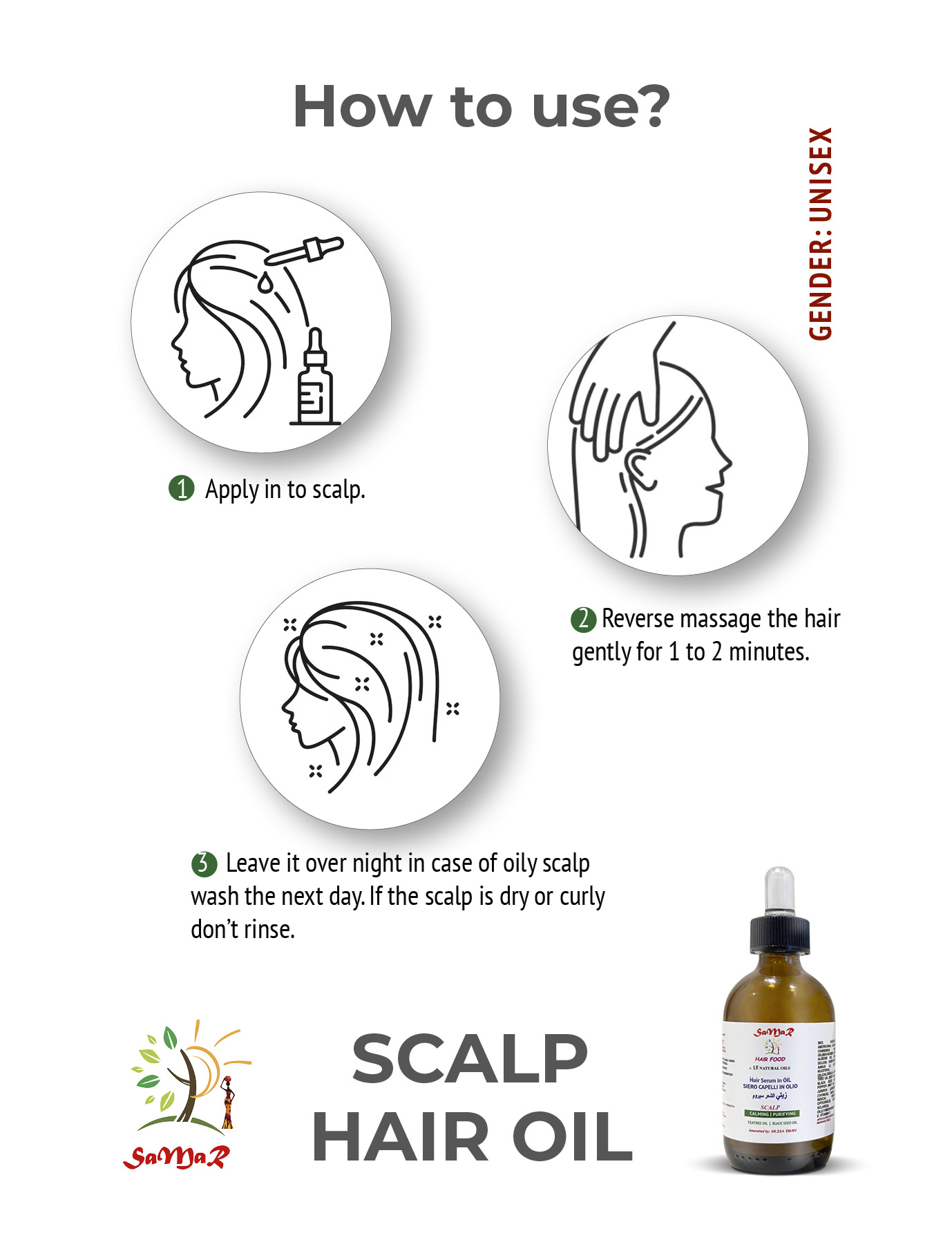 Hair serum in oil "PURIFYING. ENERGIZING" سيروم الشعر الزيتي لتنقية فروة الراس - Image 3